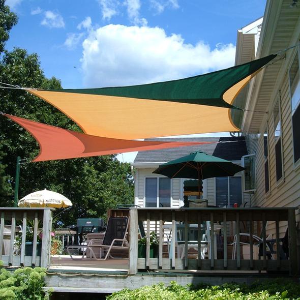 Toldo Vela con Protección UV para Patio y Jardín