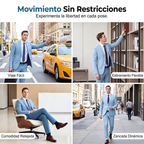 Traje de 2 Piezas para Hombre Corte Moderno Slim