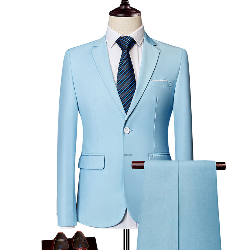 Traje de 2 Piezas para Hombre Corte Moderno Slim