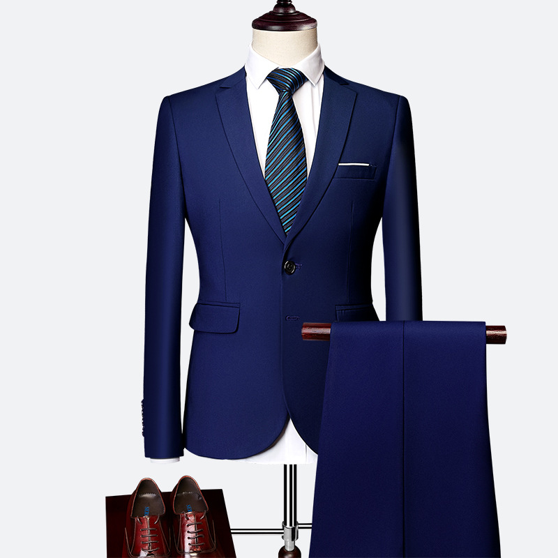 Traje de 2 Piezas para Hombre Corte Moderno Slim