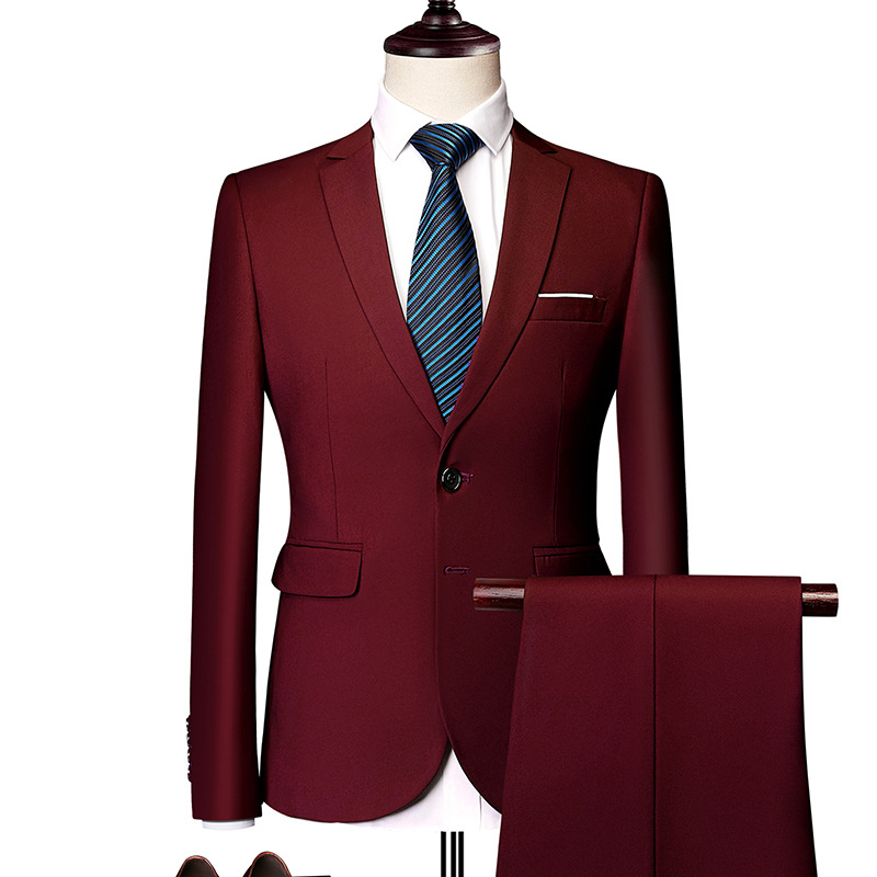 Traje de 2 Piezas para Hombre Corte Moderno Slim