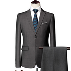 Traje de 2 Piezas para Hombre Corte Moderno Slim