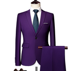 Traje de 2 Piezas para Hombre Corte Moderno Slim