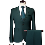 Traje de 2 Piezas para Hombre Corte Moderno Slim