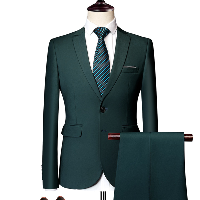 Traje de 2 Piezas para Hombre Corte Moderno Slim