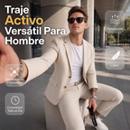 Traje Casual Elástico para Hombre Saco y Pantalón