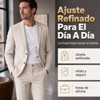 Traje Casual Elástico para Hombre Saco y Pantalón