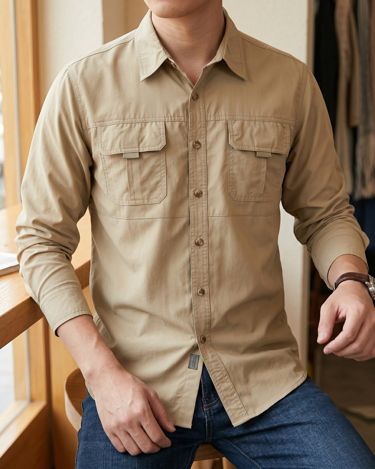 Ubaldo Casual Utility Shirt