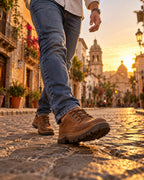Zapatos Casuales de Cuero Cosidos a Mano para Hombre