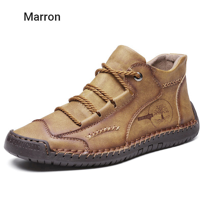 Zapatos Casuales de Piel Hechos a Mano para Hombre