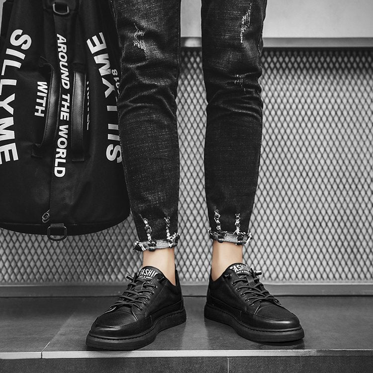 Zapatos Casuales de Piel para Hombre Versátiles