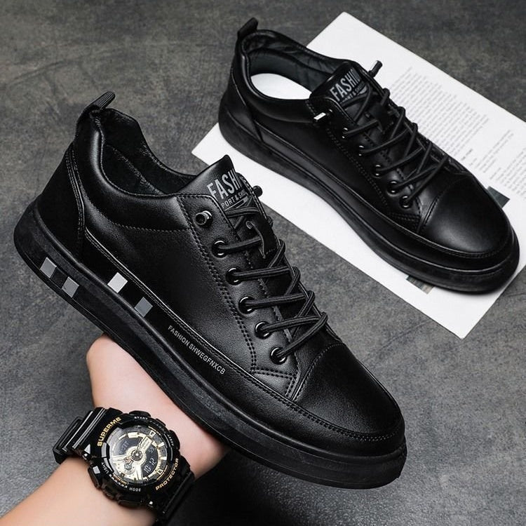 Zapatos Casuales de Piel para Hombre Versátiles