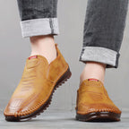 Zapatos Casuales de Piel para Hombre Transpirables