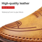 Zapatos Casuales de Piel para Hombre Transpirables