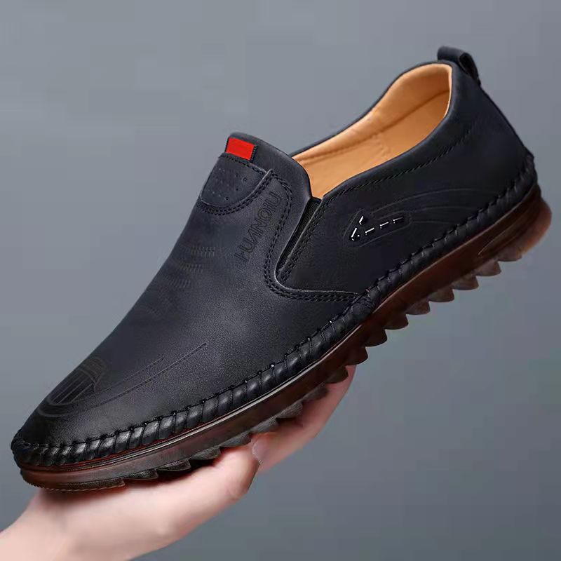 Zapatos Casuales de Piel para Hombre Transpirables