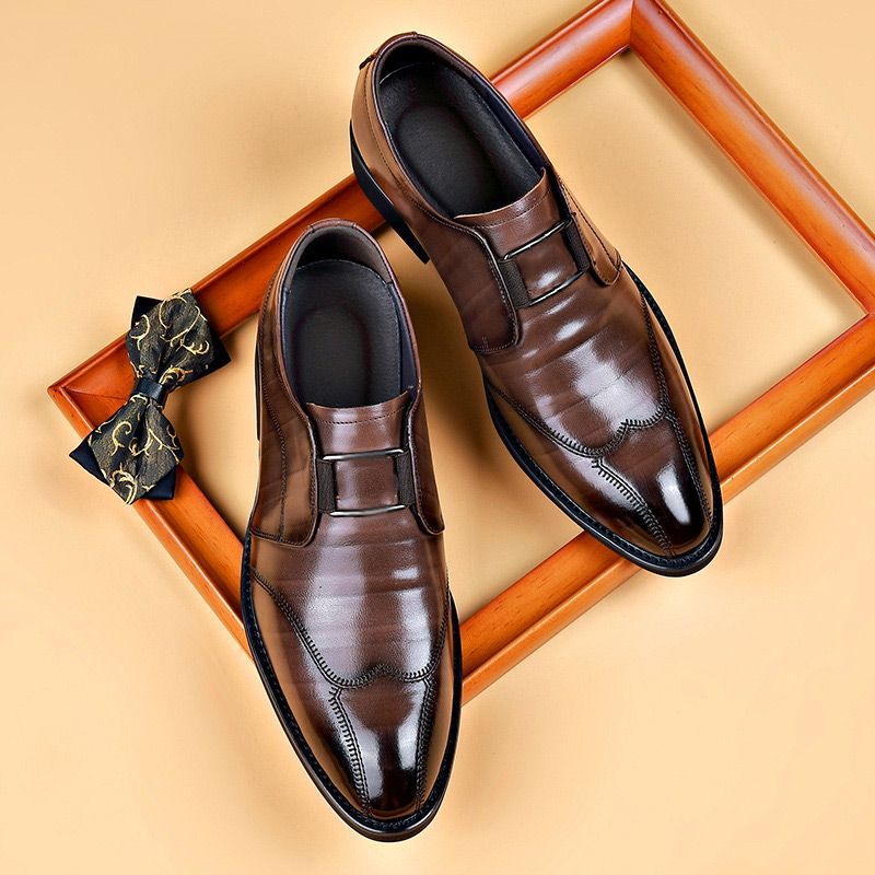 Zapatos Casuales de Vestir Punta Fina para Hombre