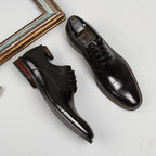 Zapatos de Vestir de Piel Perforada para Hombre