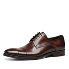 Zapatos de Vestir de Piel Perforada para Hombre